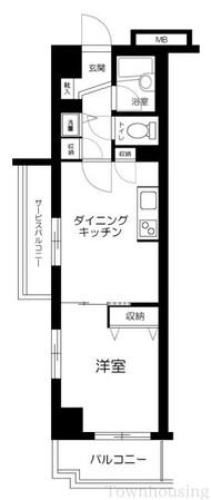 ナビウス新中野の物件間取画像